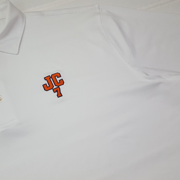 Peter Millar White XL Polo Shirt Summer Comfort JC - Picture 8 of 8